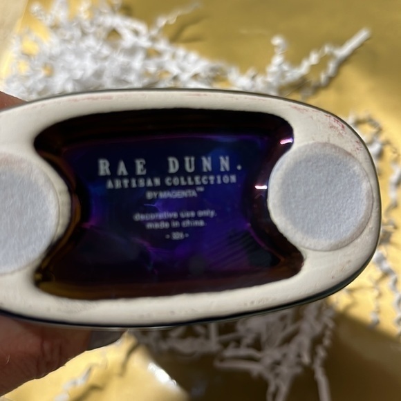 Rae Dunn Magic Potion 2022 Halloween iridescent purple &
Green glass bottle - Picture 3 of 3